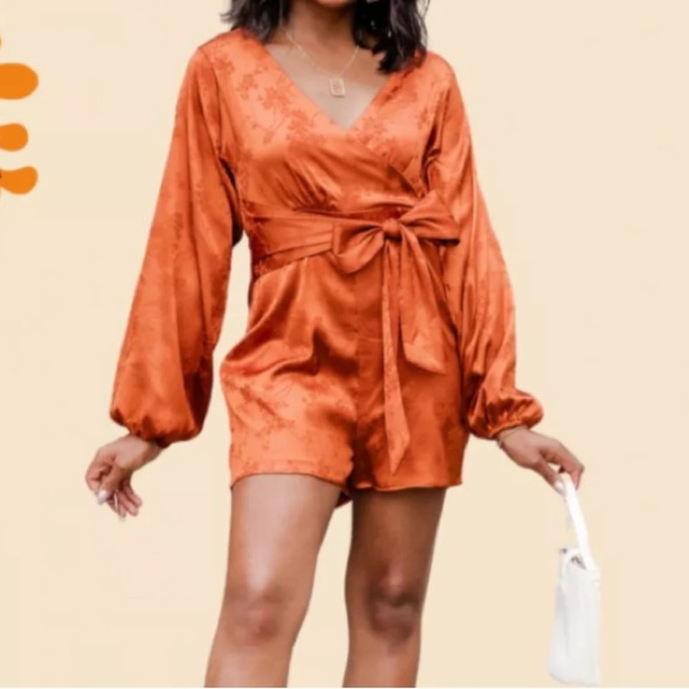 Long sleeve romper